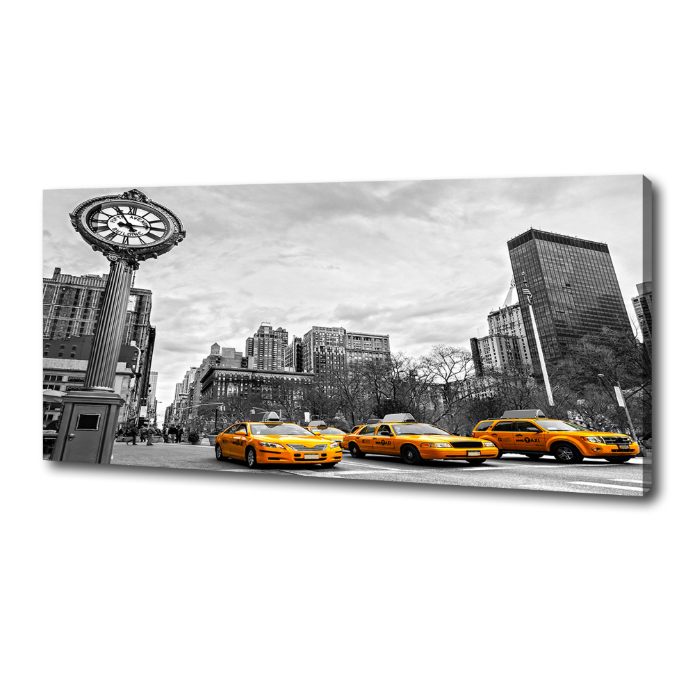 Tableau toile imprimée Taxis New York