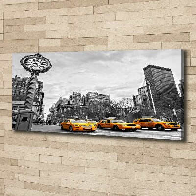 Tableau toile imprimée Taxis New York