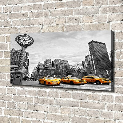 Tableau toile imprimée Taxis New York