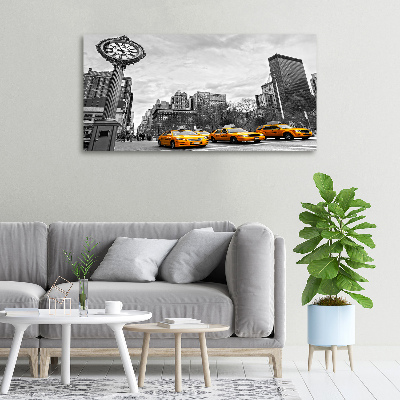 Tableau toile imprimée Taxis New York