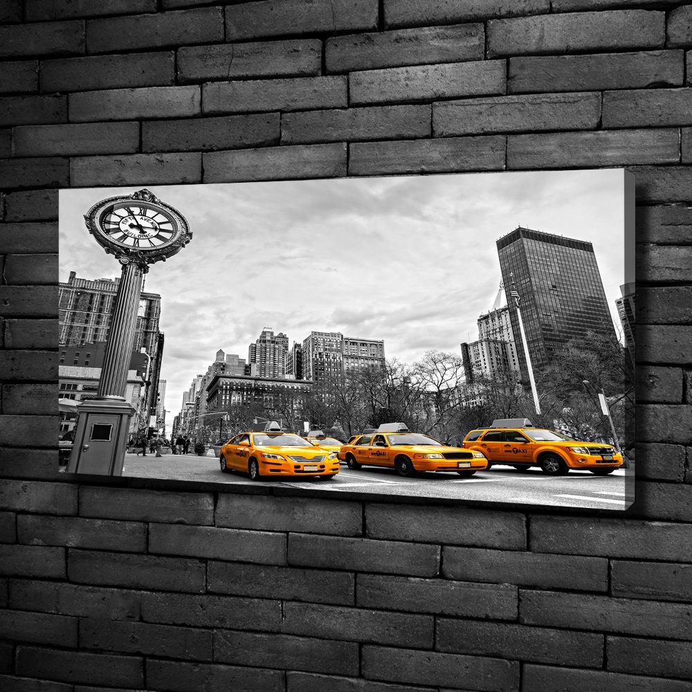 Tableau toile imprimée Taxis New York