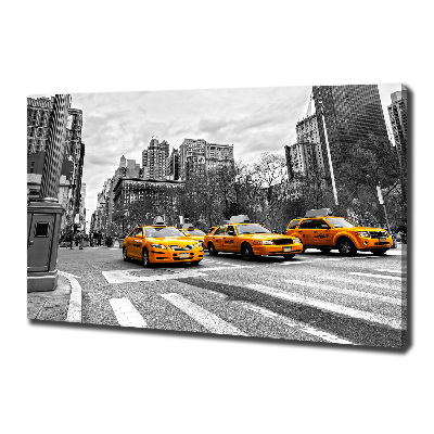 Tableau toile imprimée Taxis New York