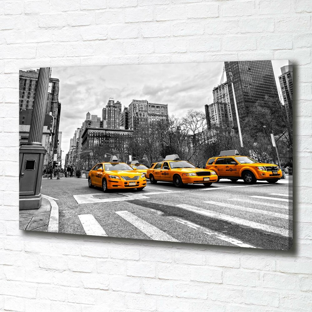 Tableau toile imprimée Taxis New York