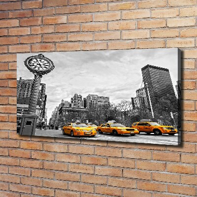 Tableau toile imprimée Taxis New York