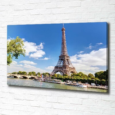 Tableau imprimé sur toile Tour Eiffel Paris