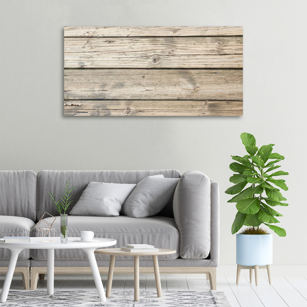 Tableau imprimé sur toile Fond en bois