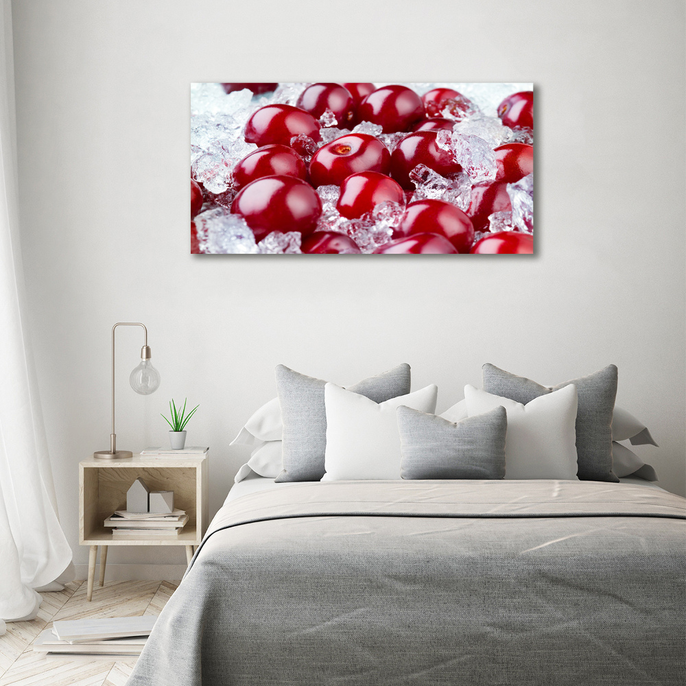 Tableau imprimé sur toile Cerise congelée