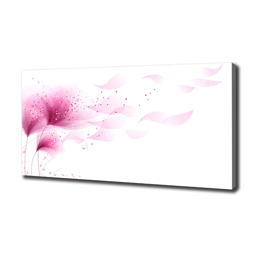 Tableau imprimé sur toile Fleur rose