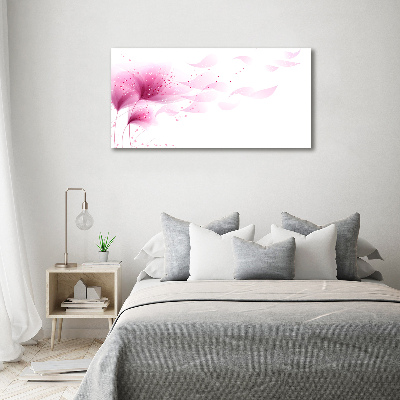 Tableau imprimé sur toile Fleur rose