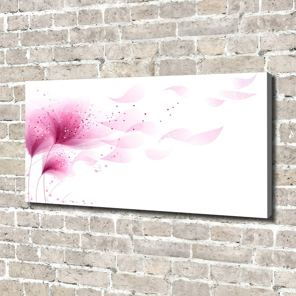 Tableau imprimé sur toile Fleur rose