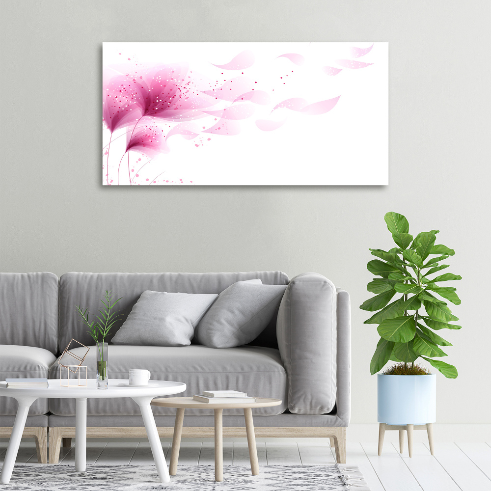 Tableau imprimé sur toile Fleur rose