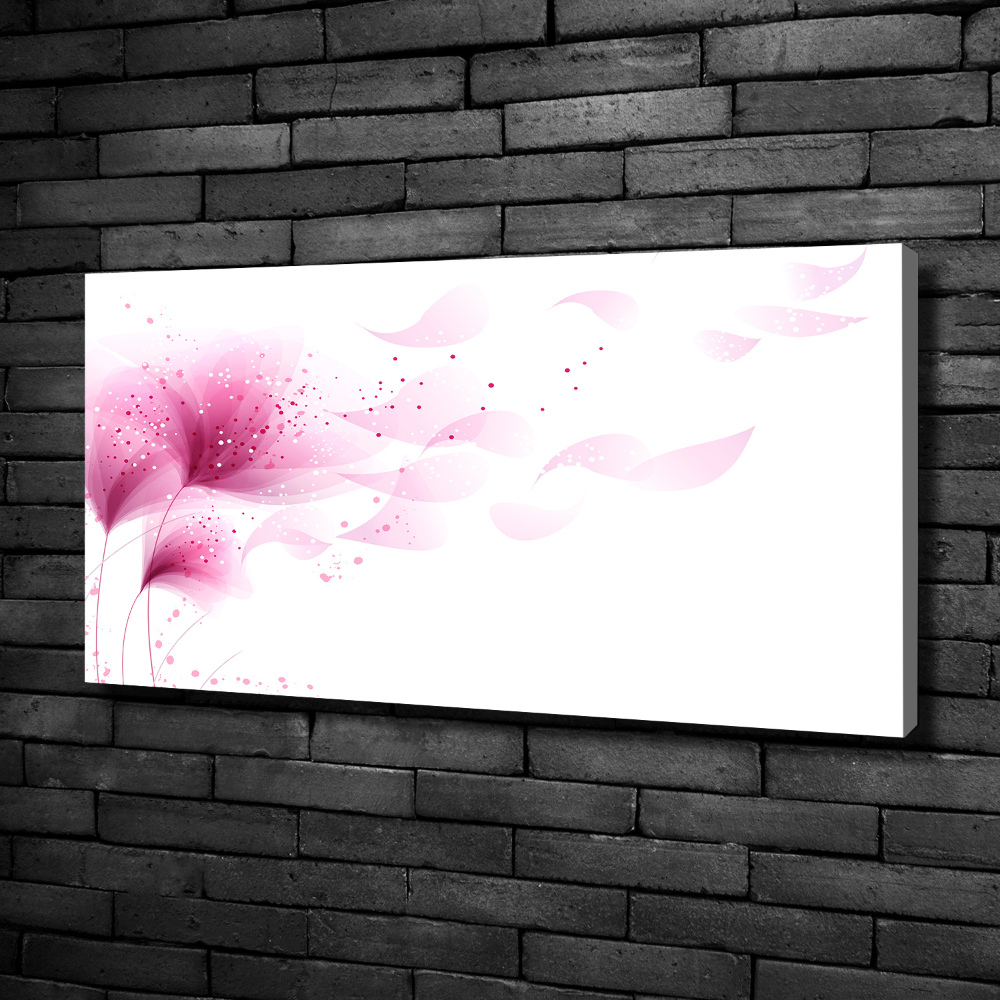 Tableau imprimé sur toile Fleur rose