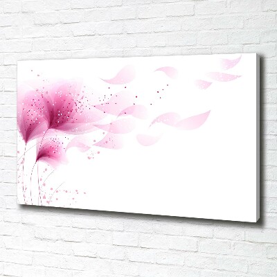 Tableau imprimé sur toile Fleur rose