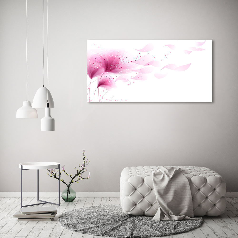 Tableau imprimé sur toile Fleur rose