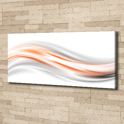 Tableau mural sur toile La vague rouge