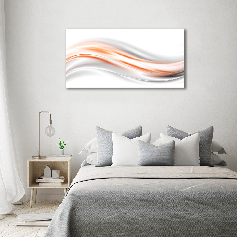 Tableau mural sur toile La vague rouge