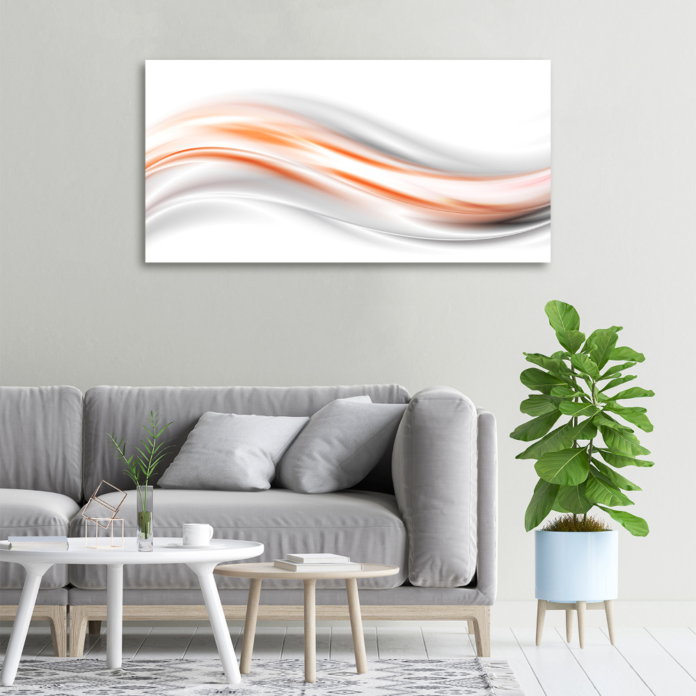 Tableau mural sur toile La vague rouge