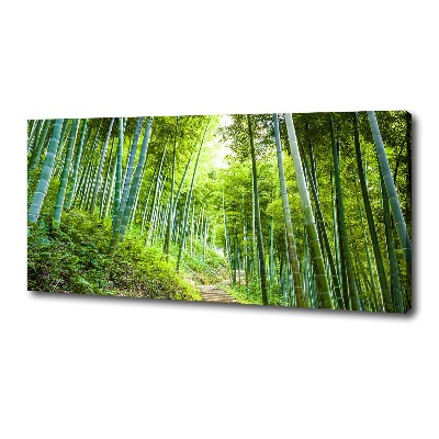 Tableau mural sur toile Forêt de bambous