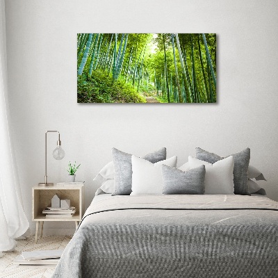 Tableau mural sur toile Forêt de bambous