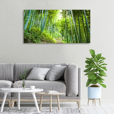 Tableau mural sur toile Forêt de bambous