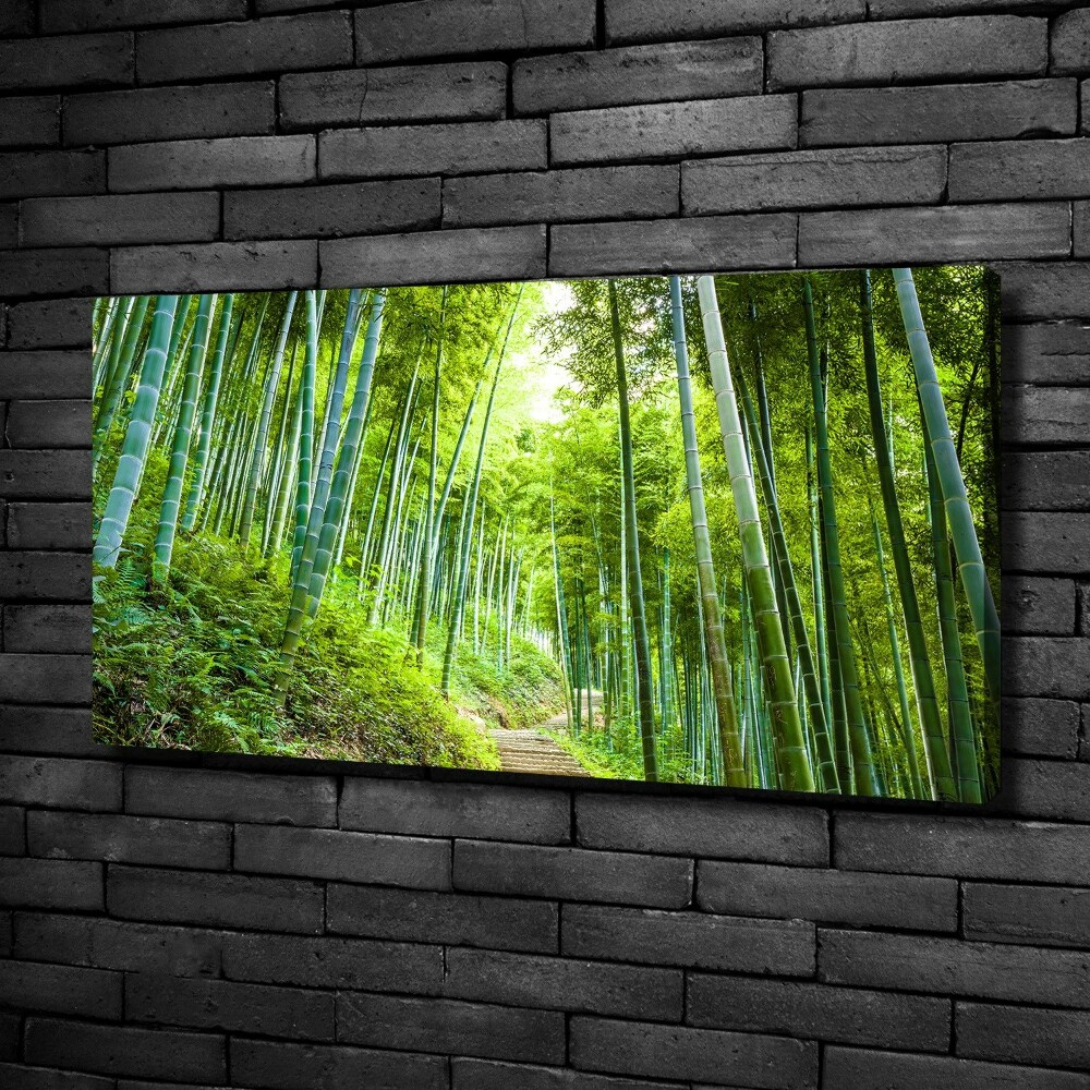 Tableau mural sur toile Forêt de bambous