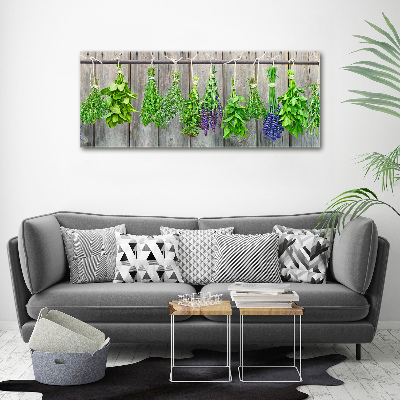 Tableau mural sur toile Herbes sur un fil