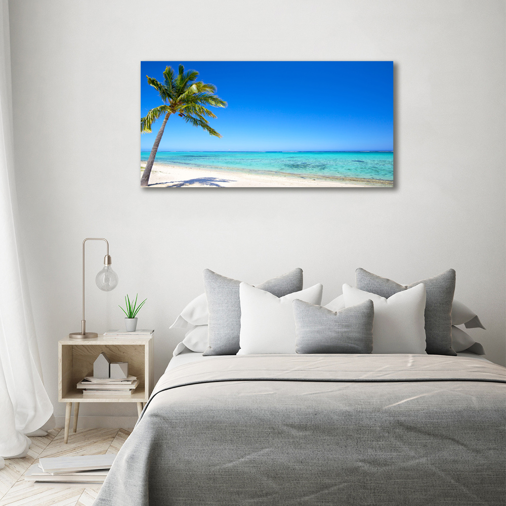 Tableau imprimé sur toile Plage tropicale océan