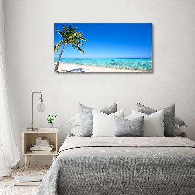 Tableau imprimé sur toile Plage tropicale océan