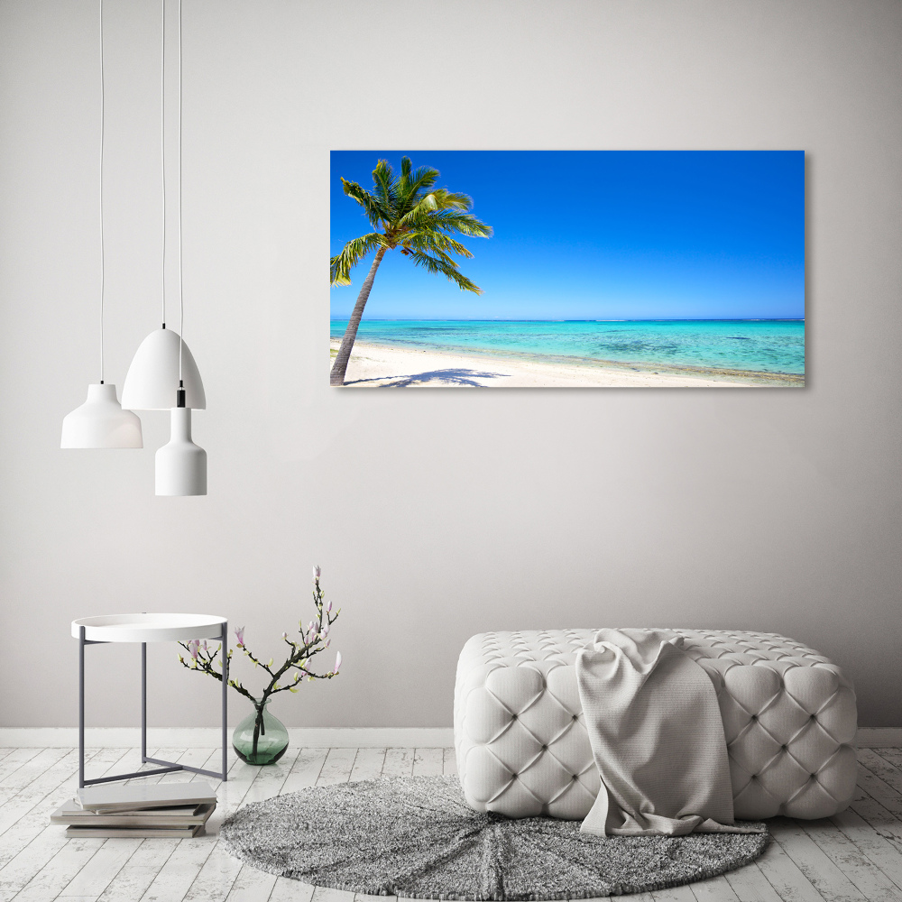 Tableau imprimé sur toile Plage tropicale océan