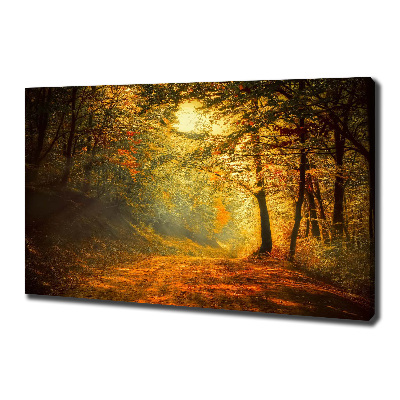 Tableau toile imprimée Forêt d'automne