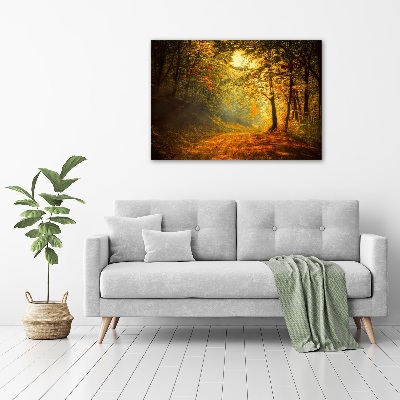 Tableau toile imprimée Forêt d'automne