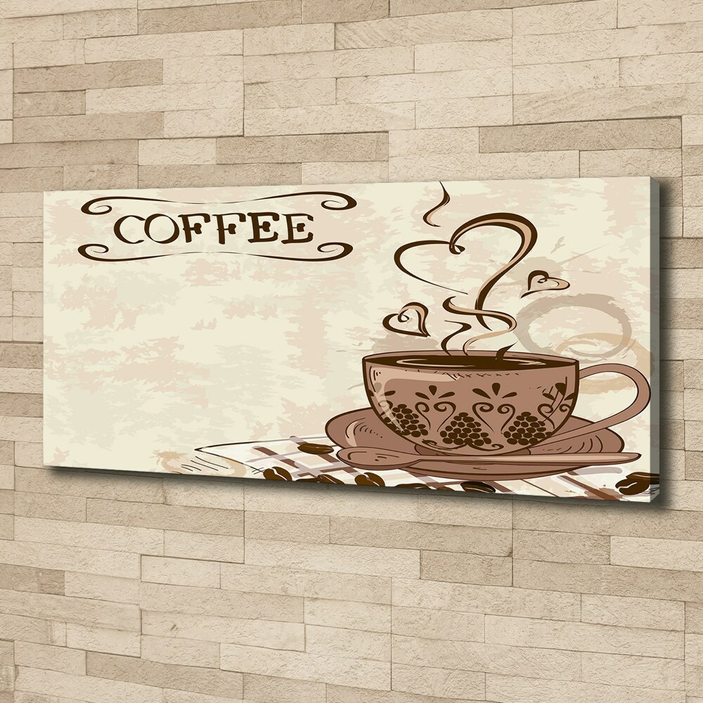 Tableau imprimé sur toile Café aromatique