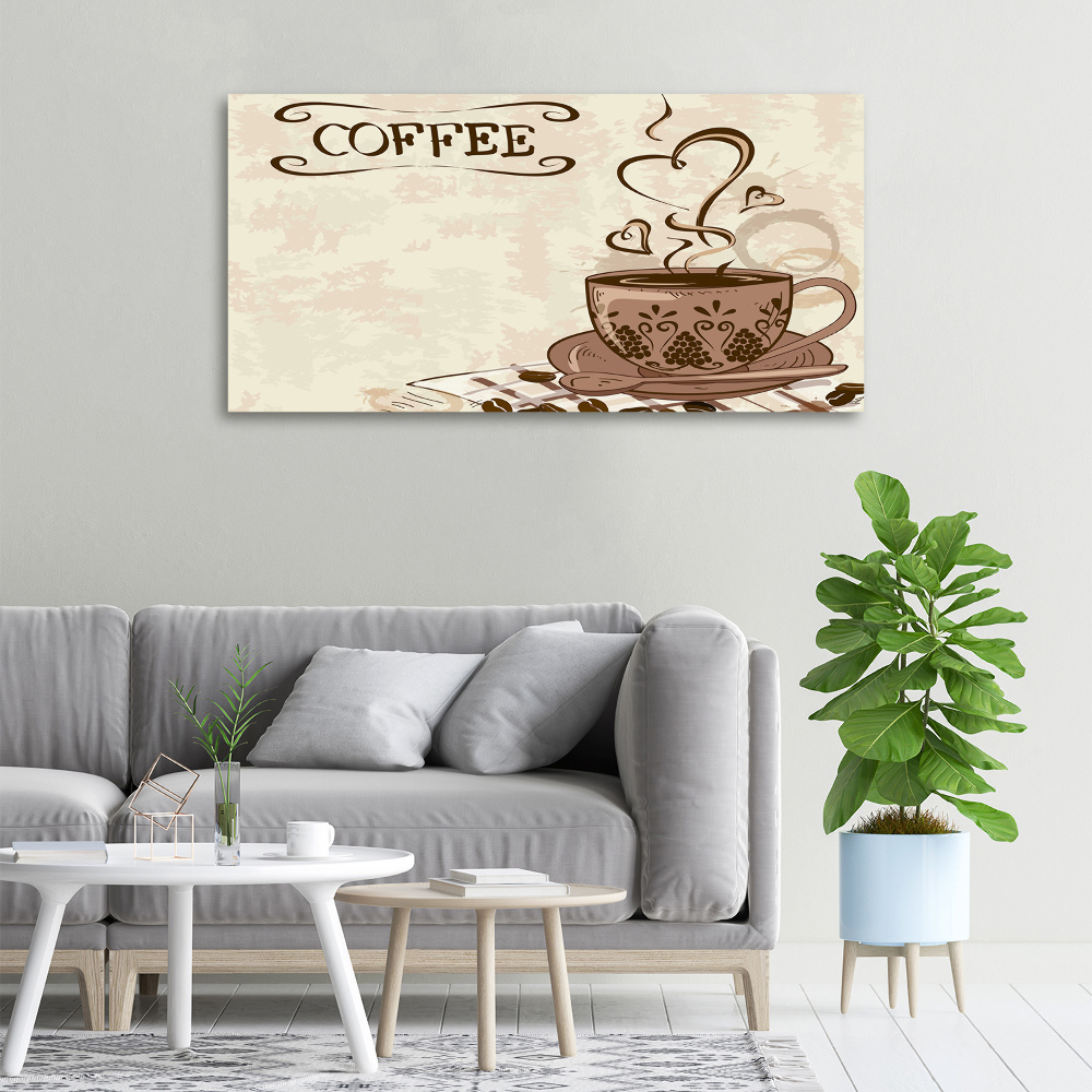 Tableau imprimé sur toile Café aromatique