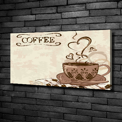 Tableau imprimé sur toile Café aromatique