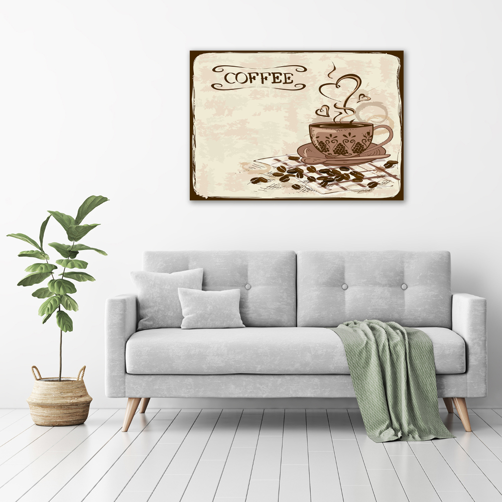 Tableau imprimé sur toile Café aromatique