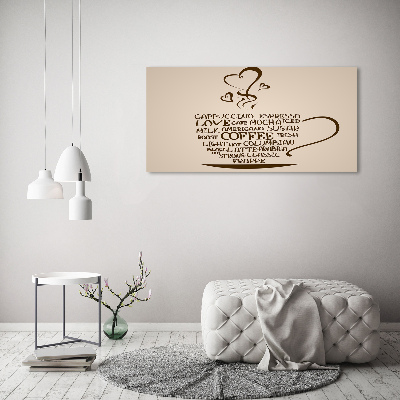 Tableau imprimé sur toile Tasse de café