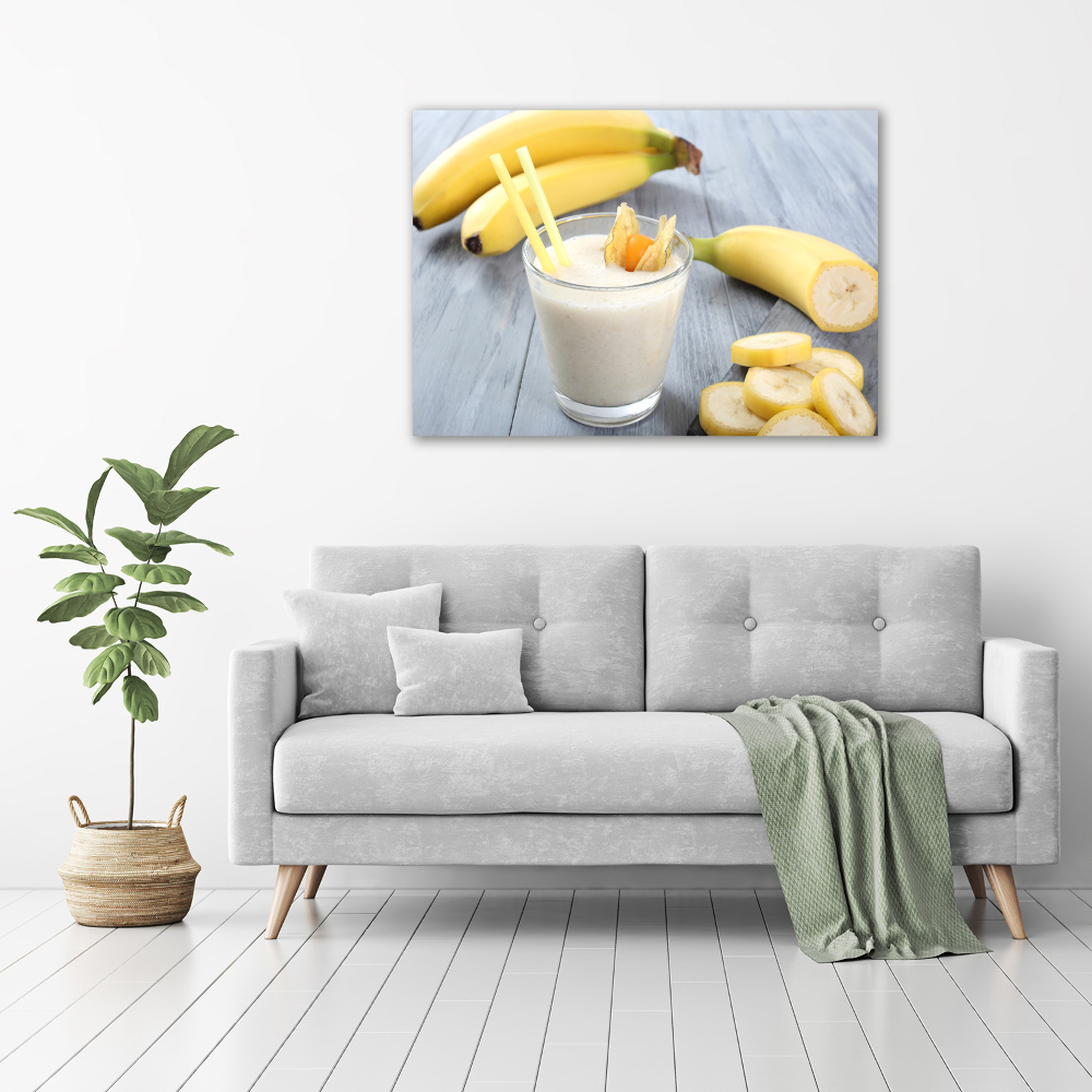 Tableau imprimé sur toile Cocktail de bananes