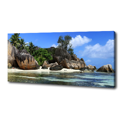 Tableau sur toile Panorama des Seychelles