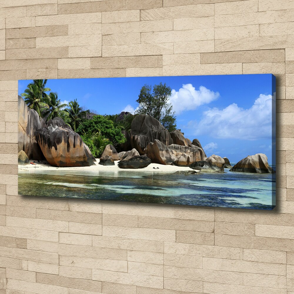 Tableau sur toile Panorama des Seychelles