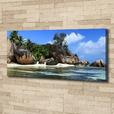 Tableau sur toile Panorama des Seychelles