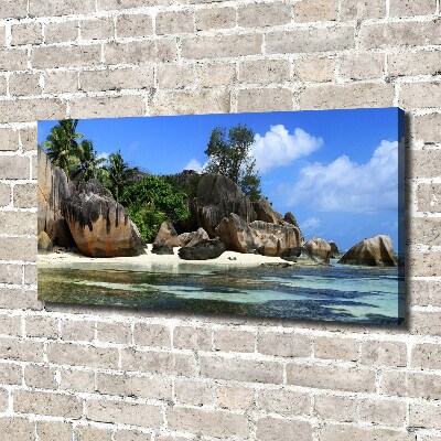 Tableau sur toile Panorama des Seychelles