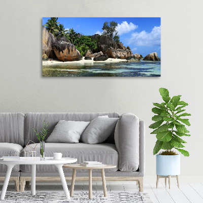 Tableau sur toile Panorama des Seychelles