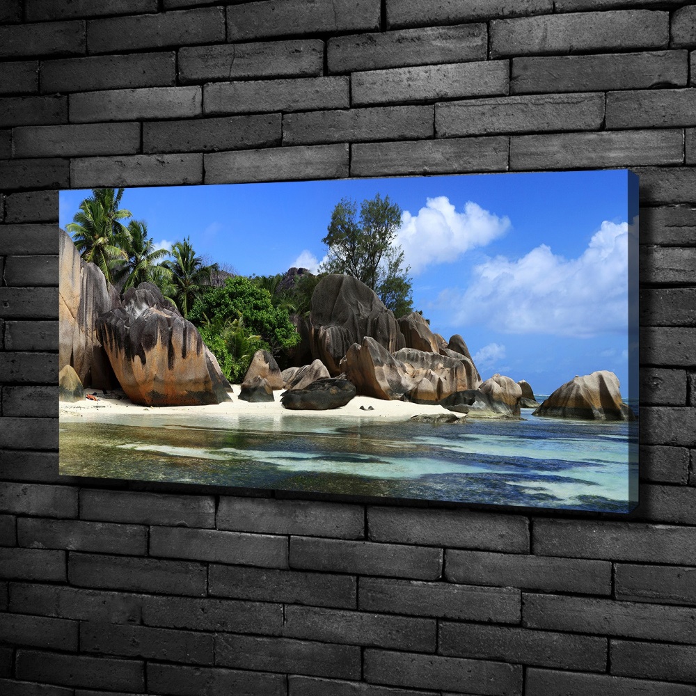 Tableau sur toile Panorama des Seychelles