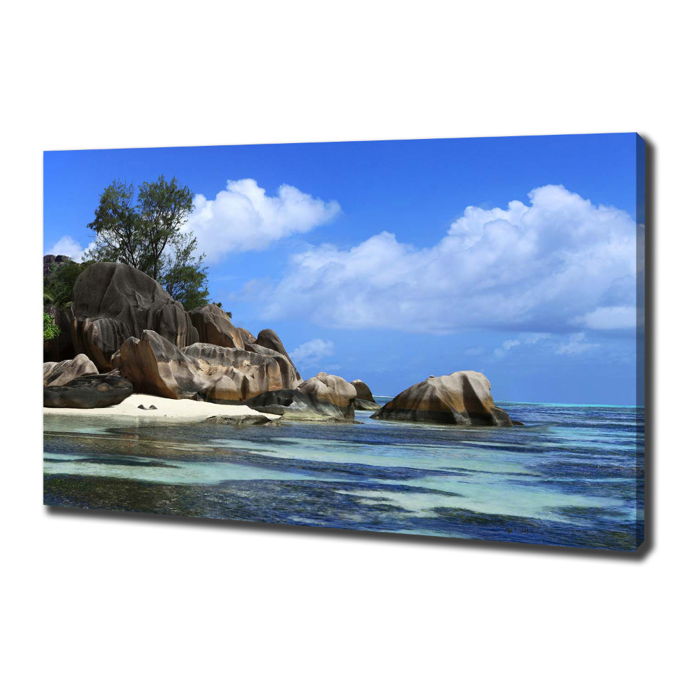 Tableau sur toile Panorama des Seychelles