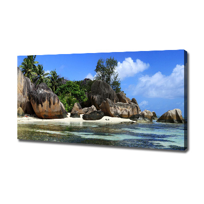 Tableau sur toile Panorama des Seychelles