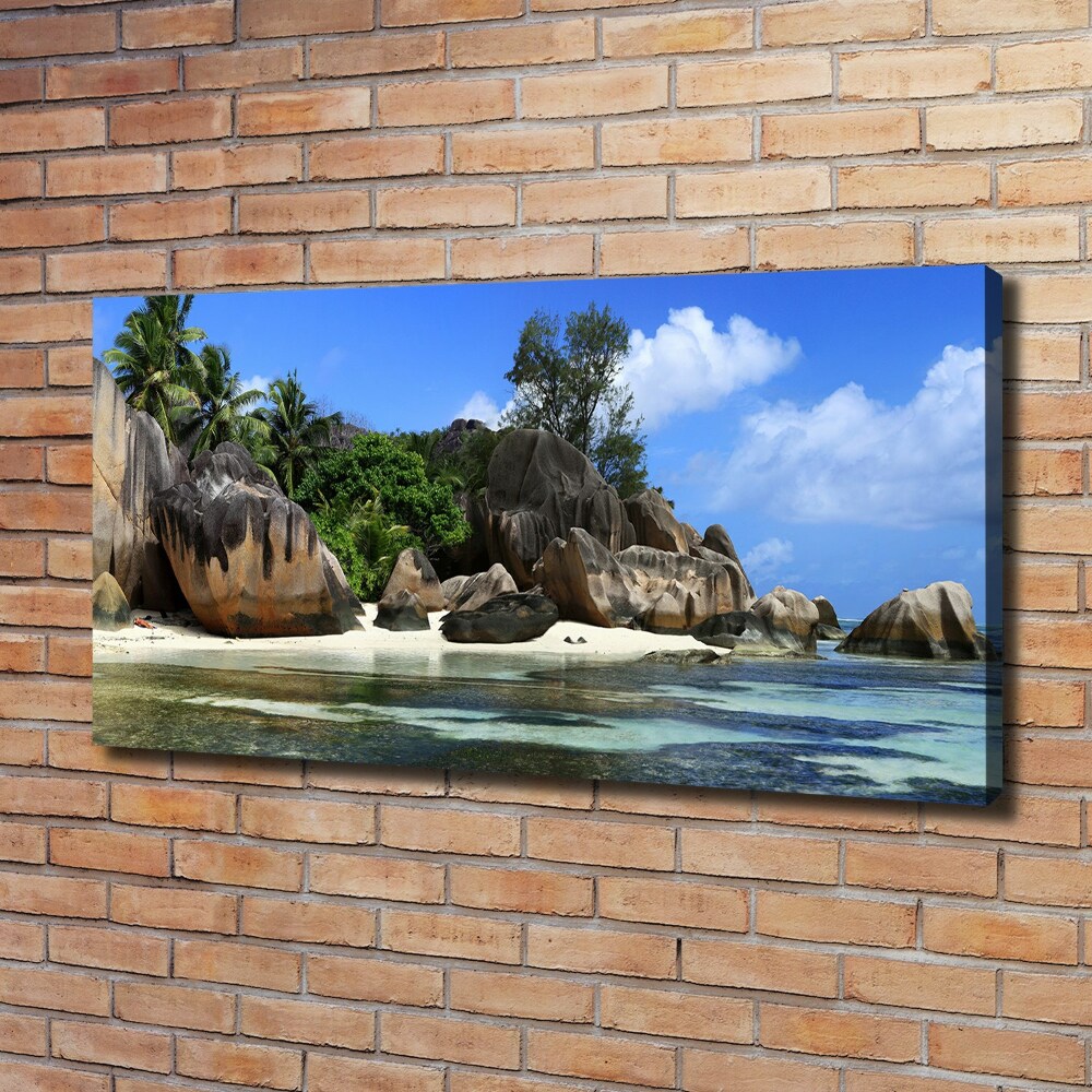 Tableau sur toile Panorama des Seychelles