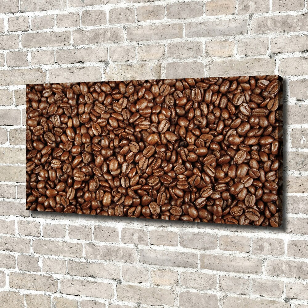 Tableau sur toile Motif grain de café