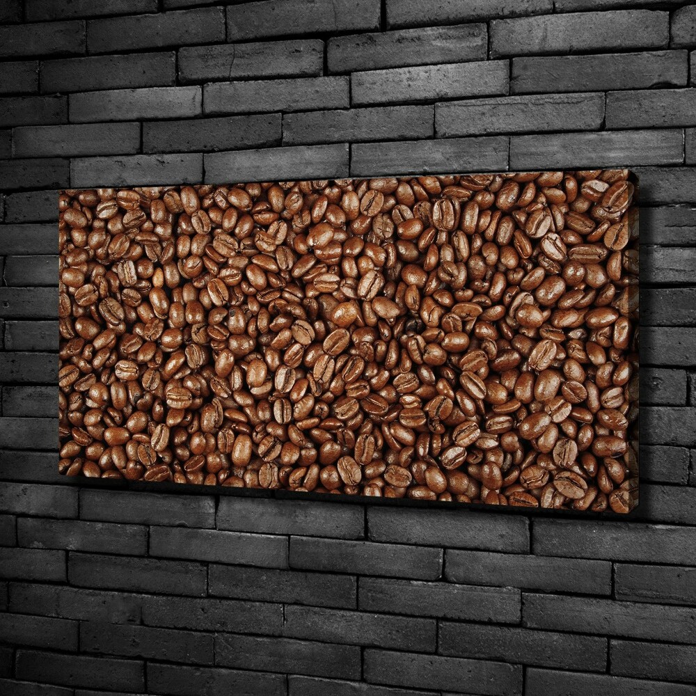 Tableau sur toile Motif grain de café