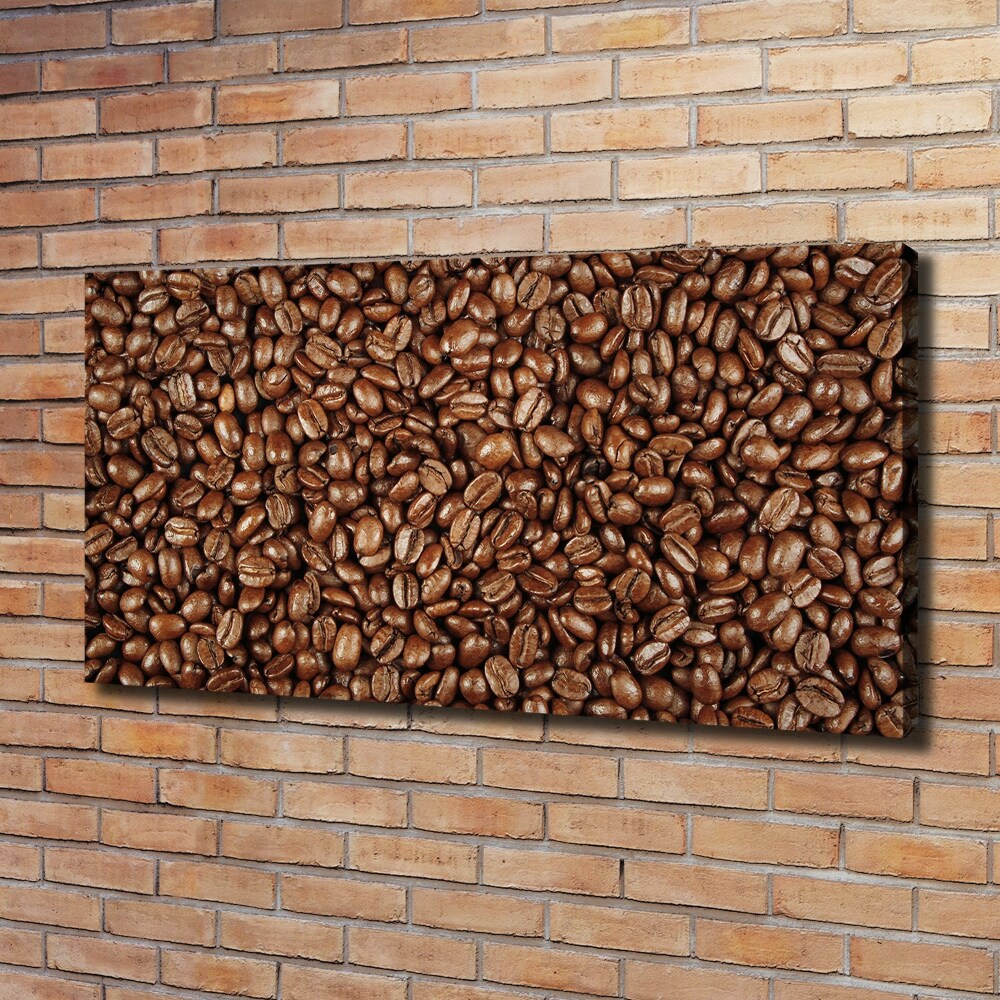 Tableau sur toile Motif grain de café