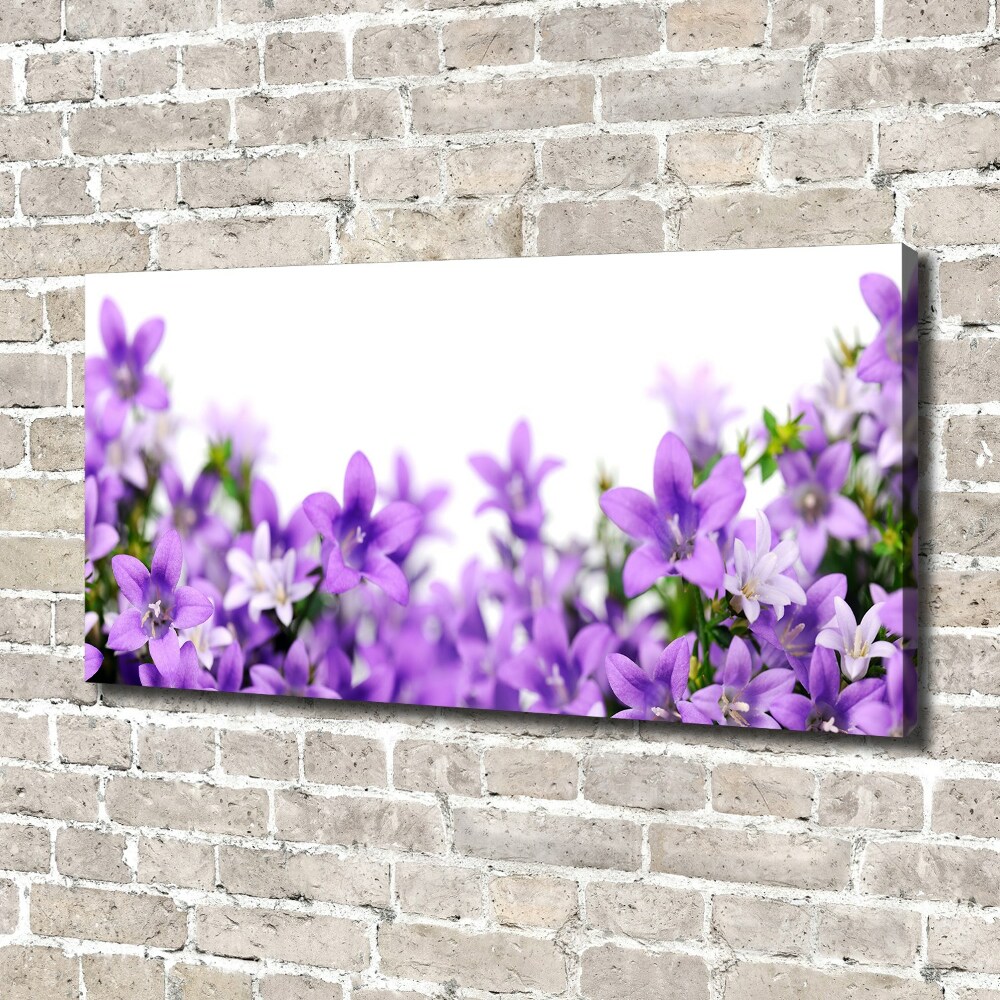 Tableau imprimé sur toile Cloches violettes